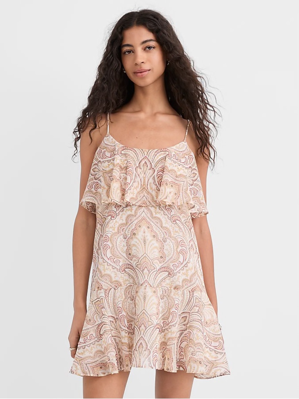 Ruffle Mini Dress